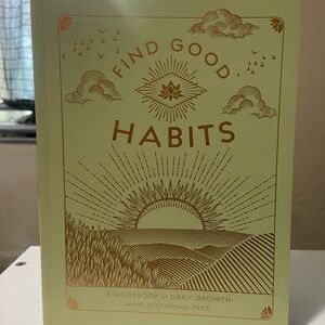 Find Good Habits Workbook — Cream & Gold Daily Growth Journal